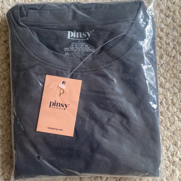 (A9) Pinsy Long Sleeve Butter Sculpt Seamless Shapewear Bodysuit, Grey, XL, NWT - Picture 5 of 8